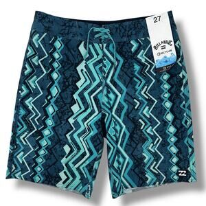 Billabong Sundays Airlite 17" Boardshorts Boys Size 27 14 Medium Blue Haze